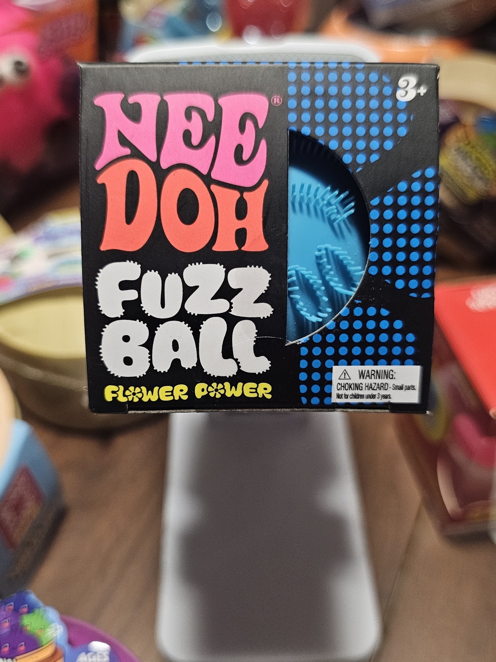 NeeDoh Fuzz Ball Sensory Toy - Blue